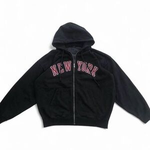 Brandy Melville black graphic hoodie